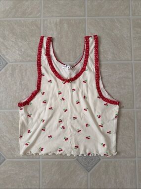 Love Peace and Lazy Days Cheeries Top
